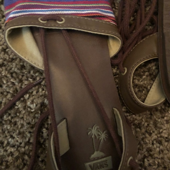 Vans multicolor tie up sandal 7.5 - Picture 4 of 5